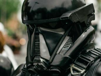 helmet from star wars death trooper 