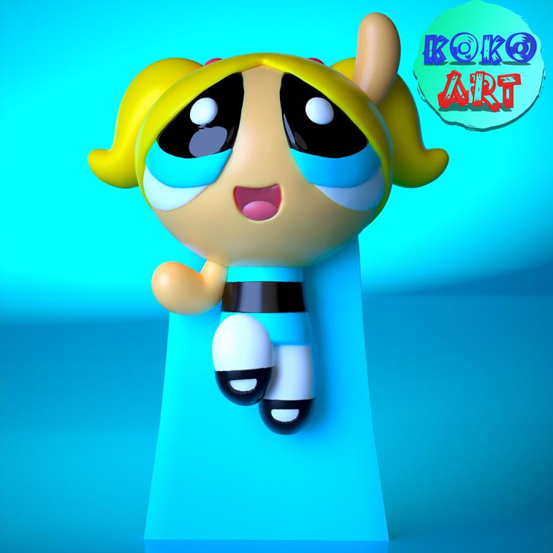 POWERPUFF GIRL Bubbles