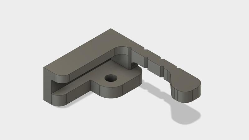 Tevo Tarantula Flexible Corner Clip For 215mm Glass