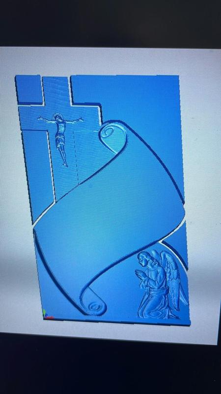 Tombstone 3D stl, cruce stl