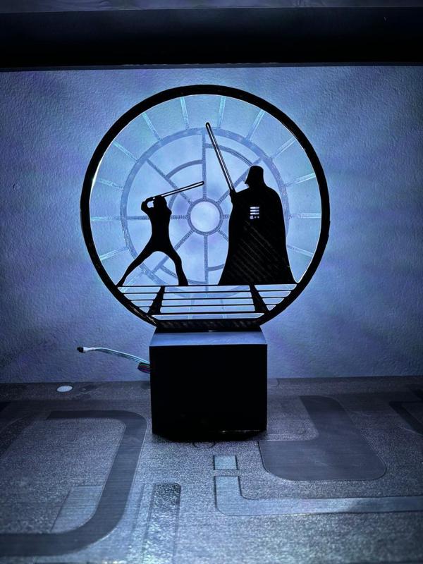 Lamp - Luke Skywalker vs Darth Vader Epic Scene
