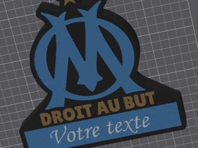 Marseille logo lamp with customizable text