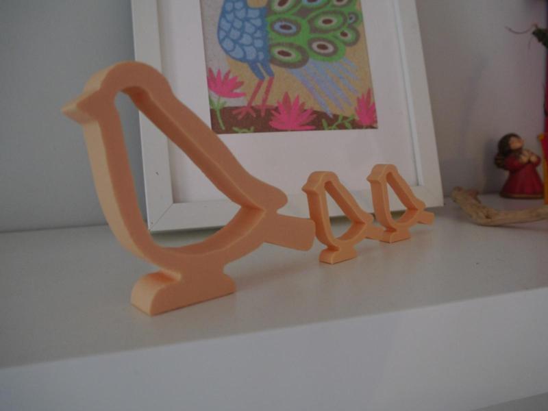 designer bird statue