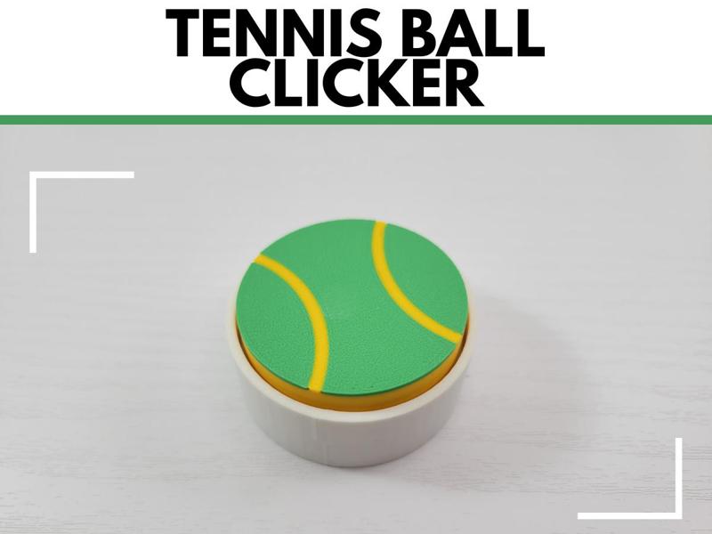 Tennis Ball Keyboard Fidget Clicker Desk Toy