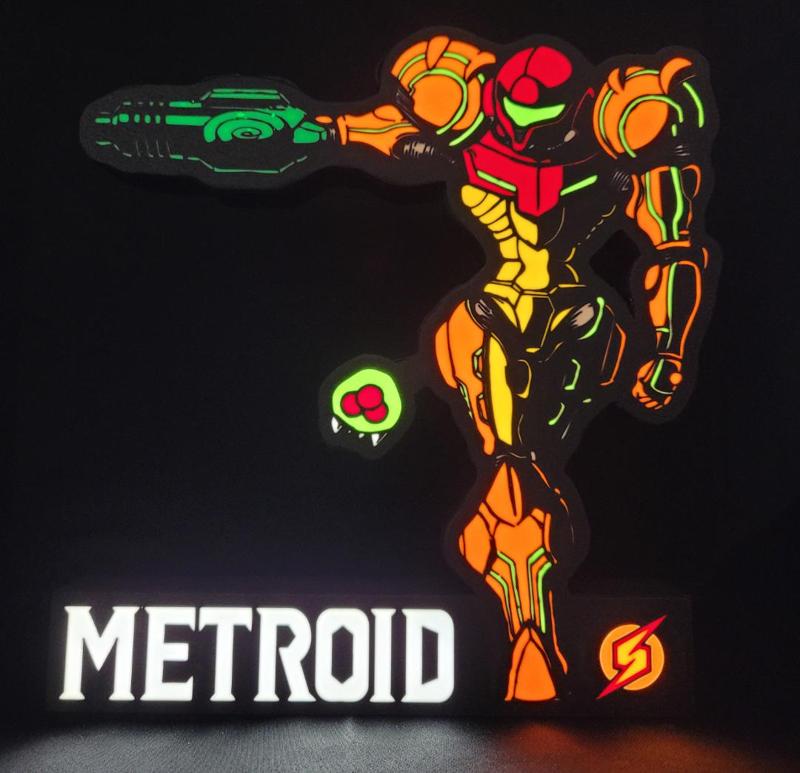 Metroid Lightbox