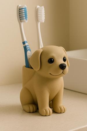 Cute Dog Toothbrush Holder – 3D Printed Bathroom Organizer
