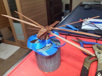 Flying Ornithopter - alpha version 0.25 - Dune inspired, 25% to goal