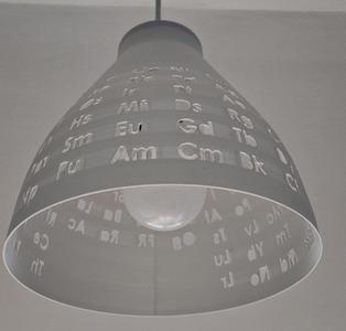 periodic table lamp shade