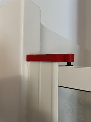 Shower Door Black Plastic Hinge