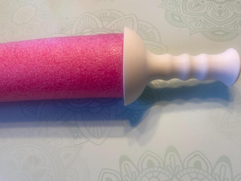Gladius-Style Pool Noodle Sword Handle