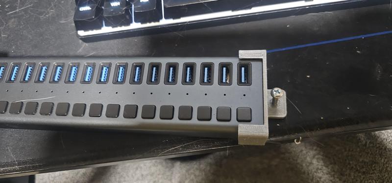Wall Mounting brackets for the ACASIS 16 Port USB 3.0 Hub