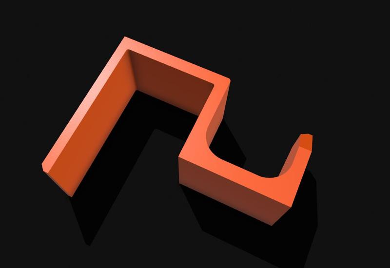 Hook for metal profile