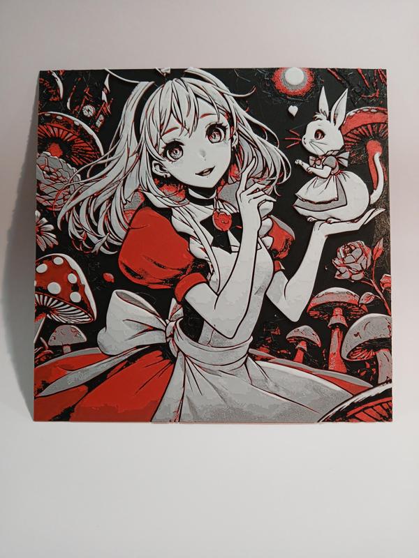 Alice in Wonderland - 4 Color HueForge