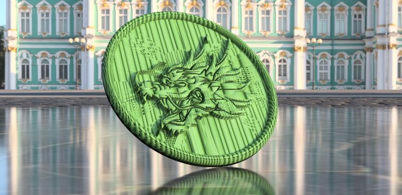 Dragonhead drinkcoaster