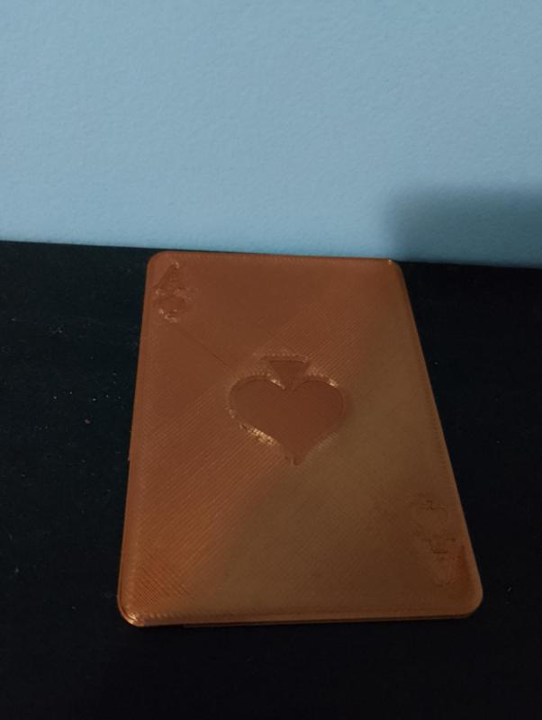 Playing card ace of spades