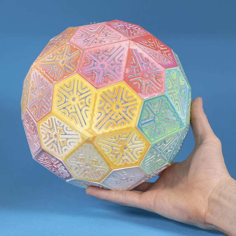 Folding Pentagonal Hexacontahedron Puzzle