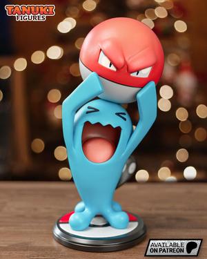 Wobbuffet and Voltorb Figure - Pokémon