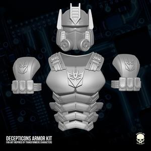 Decepticons Armor Fan Art 3D Printable Files for Action Figures