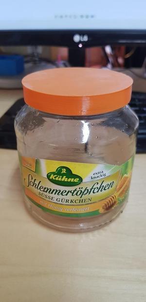 Pickle jar lug lid