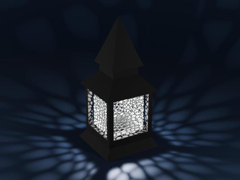 Lantern Voronoi (no supports, fusion360)