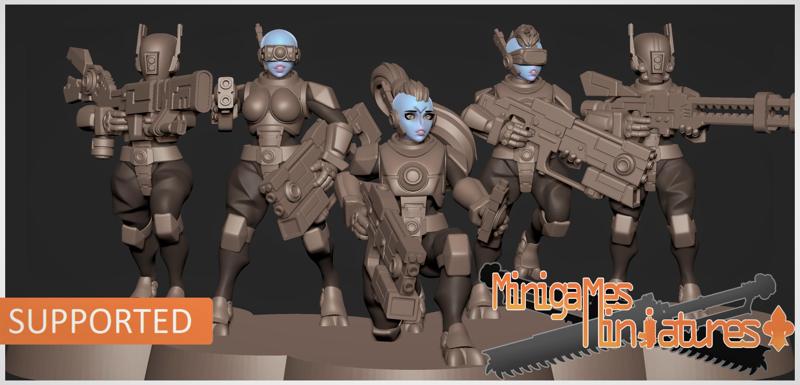 Greater good pathfinders anime figurines