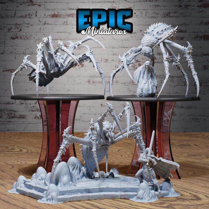 Giant Jungle Spider Set / Evil Arachnid Tribe / Forest Crawler / Jungle Beast / Wild Animal Encounter