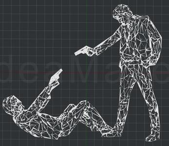 Reservoir Dogs V3 & V4 2D Wall Art