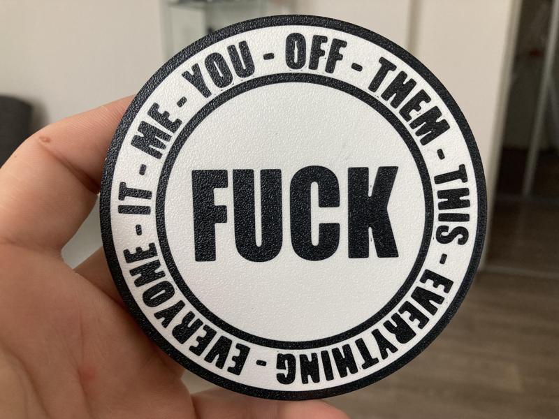 Fuck everything coaster