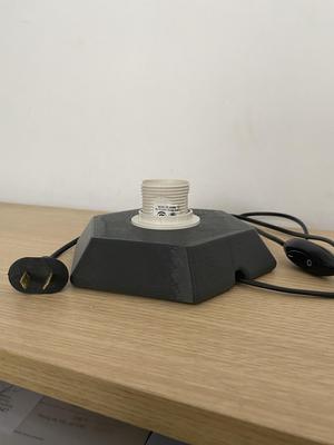 E27 Hexa Base for Table Lamps by Lunfardo