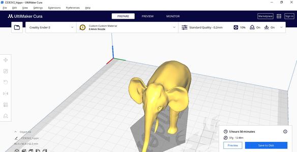 Elephant High Poly
