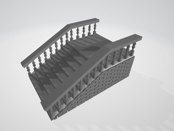 Premium 3D Architectural Balustrade for Stunning Designs