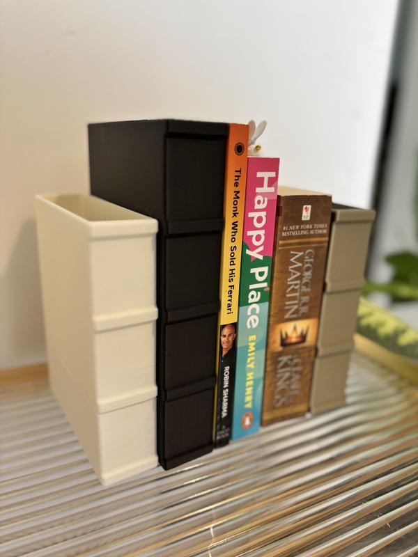 3D-Printed Book Shaped Bookend Planter – Hold Your Books & Grow Plants