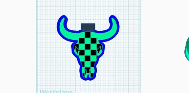 Checkered insert for JPA Bull head