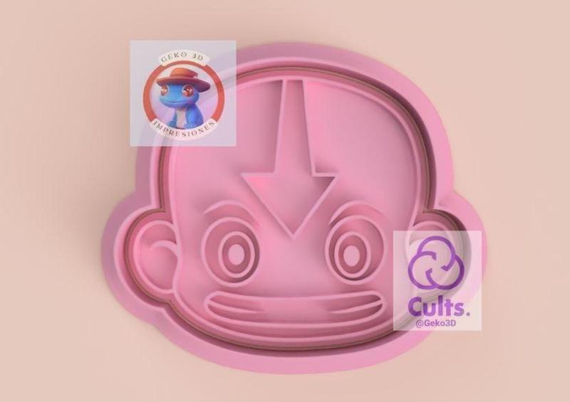 Avatar Aang cookie cutter ( Avatar Aang cookie cutter )