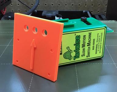 Circuitron Tortoise Turnout Motor Drilling Template