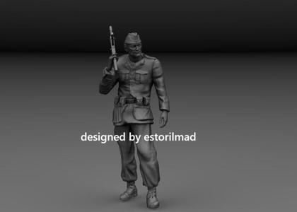 WW2 ITALIAN SOLDIER FOLGORE IN ALAMEIN v2
