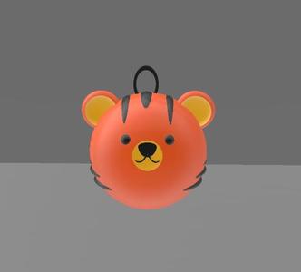 Tiger keychain