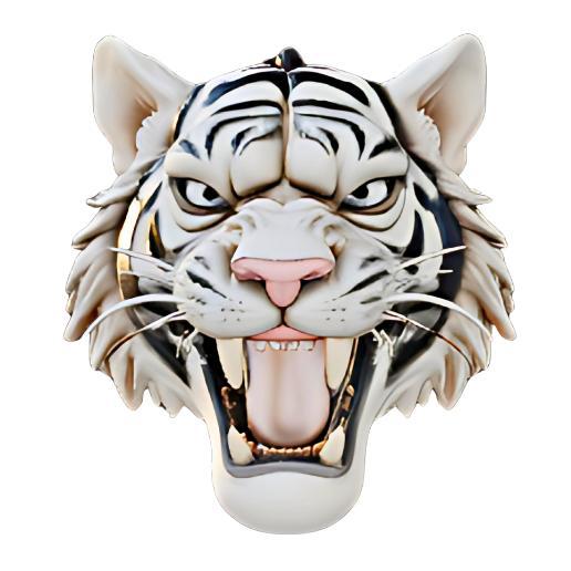 Fierce Tiger Head