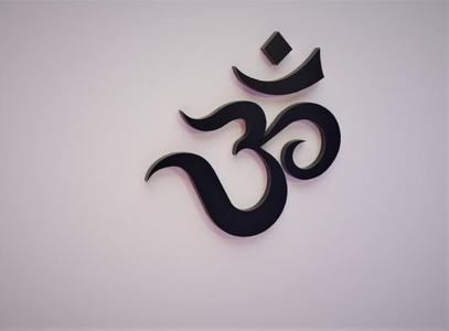 Om 2D wall sign