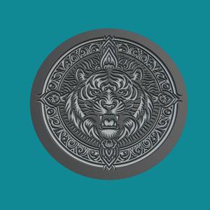 Tiger Animal Print Model