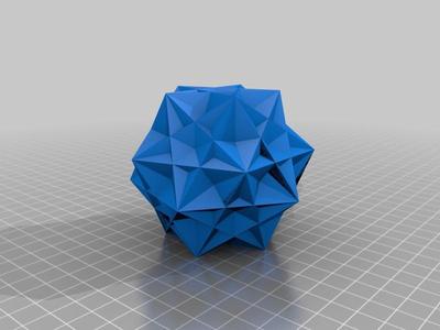 Stellated Rhombic Triacontahedron