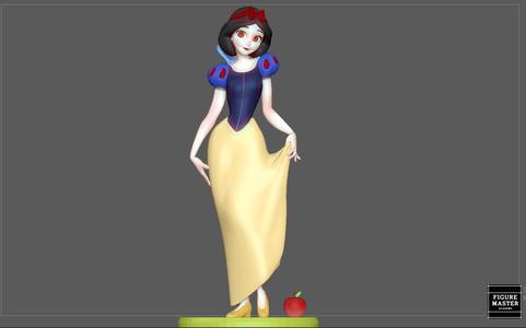 SNOW WHITE DISNEY PRINCESS CHARACTER CUTE GIRL ANIME WOMANSTATUE 3D print mode