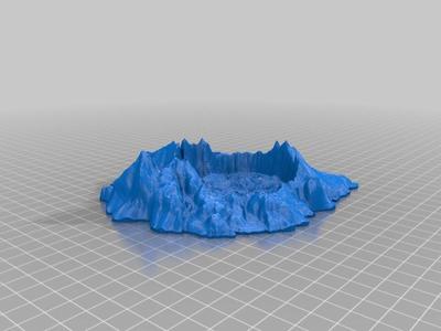 Crater Lake as a Crater for 28mm Gaming