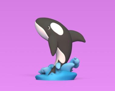 Orca Jumping