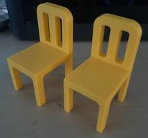 Pair of Doll Chairs