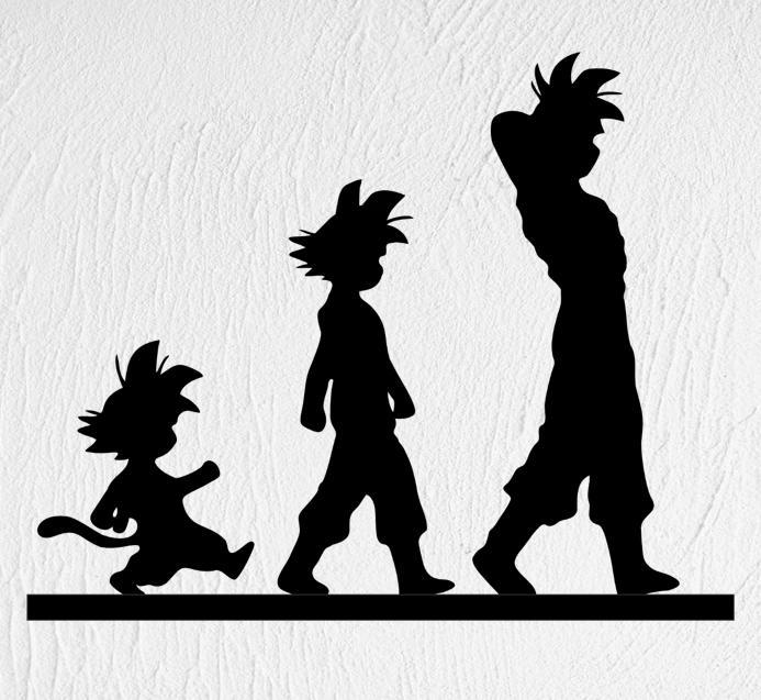 GOKU WALL ART 2D DECORATION