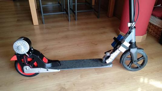 3D printed electric scooter