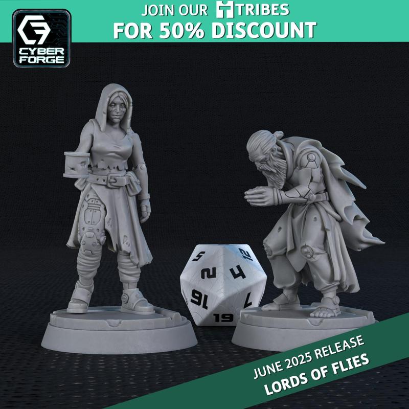 Civilians - Lords of Flies - Cyber Forge Miniatures July 2025