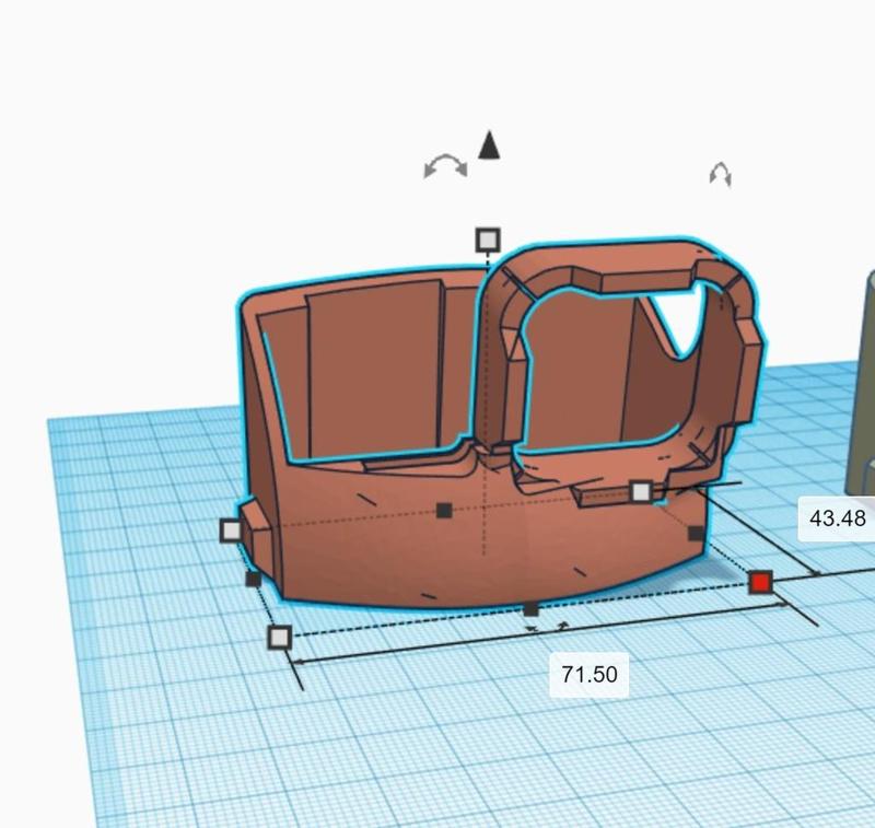 AR Pro Gopro7 Mount with strap holes