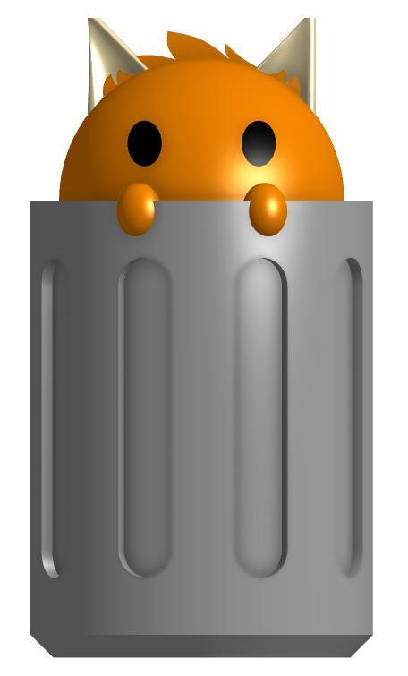 Blobfox trash